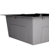 Мийка для кухні інтегрована Lidz Handmade H5050B (LDH5050BPVD43619) Brushed Black PVD 3,0/1,0 мм