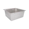 Мийка для кухні інтегрована Lidz Handmade H5050G (LDH5050GPVD43620) Brushed Grey PVD 3,0/1,0 мм