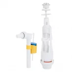 Lidz LT05 Комплект арматура с клапаном боковой подачи 1/2, хром кнопка