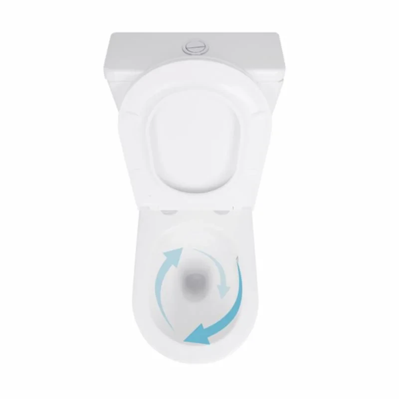 Унітаз-компакт Qtap Scorpio безободковий Ultra Quiet з сидінням Soft-close QT14222125AUQW