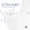 Унітаз підвісний Qtap Swan безободковий Ultra Quiet з сидінням Soft-close QT16335179W