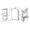 Котел твердопаливний сталевий Thermo Alliance Ferrum Plus V 4.0  FSF+ 30