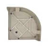 Душова кабіна Lidz Latwa SC80x80.SAT.LOW.FR, скло Frost 4 мм + Lidz Душовий піддон KAPIELKA ST80x80x15