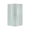 Душова кабіна Lidz Latwa SC80x80.SAT.LOW.FR, скло Frost 4 мм + Lidz Душовий піддон KAPIELKA ST80x80x15
