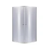 Душова кабіна Lidz Latwa SC80x80.SAT.LOW.GR, скло тон. 4 мм + Lidz Душовий піддон KAPIELKA ST80x80x15
