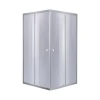 Душова кабіна Lidz Wawel SC90x90.SAT.LOW.GR, скло тон. 4 мм + Lidz Душовий піддон KAPIELKA ST90x90х14