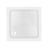 Lidz Wawel SC80x80.SAT.LOW.FR Душова кабіна квадратна, скло Frost 4 мм + Lidz Душовий піддон KAPIELKA ST80x80х14