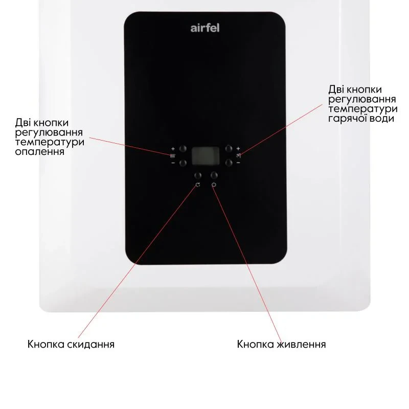 Котел газовий Airfel Elegant 24 кВт двоконтурний