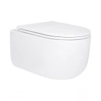 Унітаз підвісний Qtap Taurus безободковий з сидінням Soft-close QT2433084EUQW