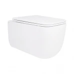 Унітаз підвісний Qtap Gemini безободковий з сидінням Soft-close QT2533076EUQW