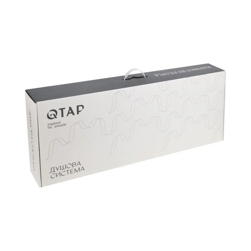 Душова система універсальна Qtap Stenava New на три споживача (з виливом) QTSTE111CRM45538 Chrome