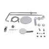 Душова система універсальна Qtap Jay на три споживача (з виливом) QTJAY111CRW45555 Chrome/White
