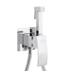 Набор для гігієнічного душу Qtap Swan Cascada прямокутний QTSWA262CRM45567 Chrome