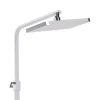 Душова система універсальна Qtap Swan Cascada на три споживача (з виливом) QTSWA111CRW45570 Chrome/White