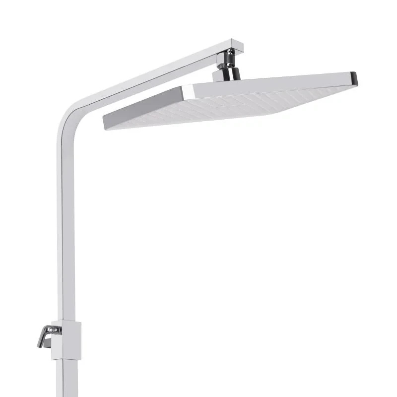 Душова система універсальна Qtap Swan Cascada на три споживача (з виливом) QTSWA111CRW45570 Chrome/White