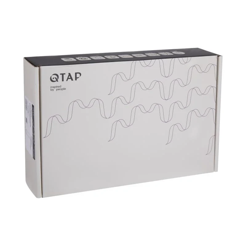 Змішувач для раковини Qtap Presto високий QTPRE269GRP45582 Graphite