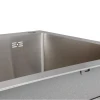 Мийка для кухні інтегрована Lidz Handmade H7849L крило ліворуч (LDH7849BRUL45592) Brushed Steel 3,0/1,0 мм
