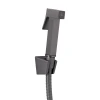 Змішувач для раковини Qtap Gemini (з гігієнічним душем) QTGEM272GMB45692 Gunmetal Black PVD