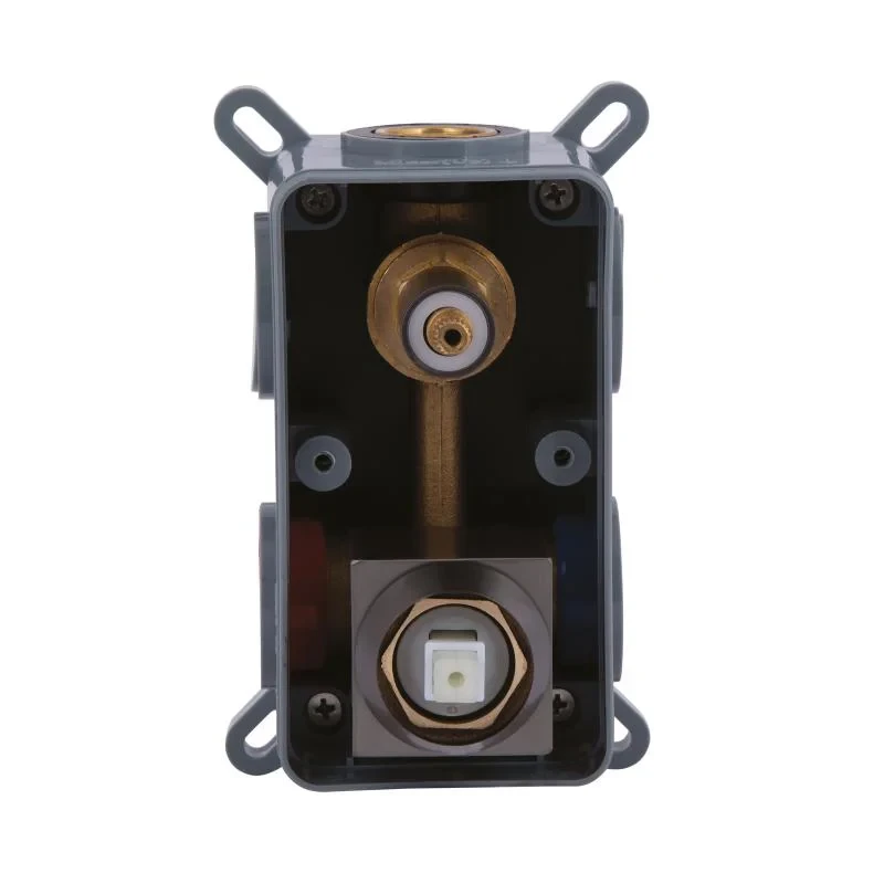 Душова система для душу Qtap Gemini прихованого монтажу на два споживача QTGEM113GMB45698 Gunmetal Black PVD