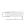 Лійка для верхнього душу Qtap Hlavova 300x200 мм прямокутна QTHLA107BLM45783 Black Matt
