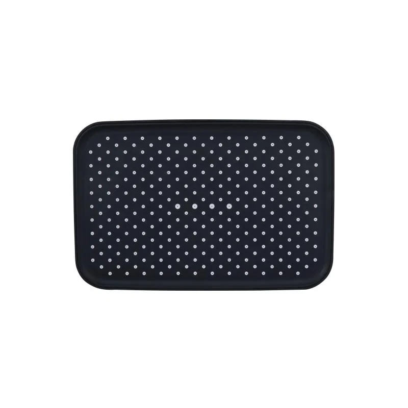 Лійка для верхнього душу Qtap Hlavova 300x200 мм прямокутна QTHLA107BLM45783 Black Matt