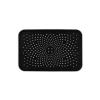 Лійка для верхнього душу Qtap Hlavova 260x180 мм прямокутна QTHLA107CRM45784 Chrome/Black