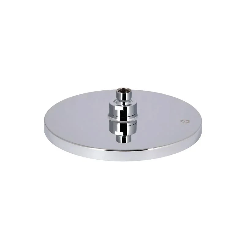 Лійка для верхнього душу Qtap Hlavova D 230 мм округла QTHLA107CRM45787 Chrome/White