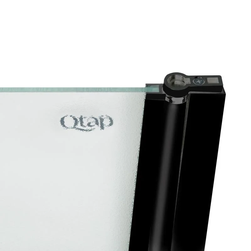 Штора на ванну Qtap Standard BLM407513APR стекло Pear 6 мм, 75х140 см, правая