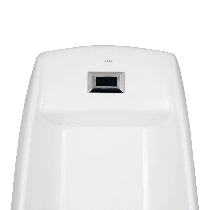 Пісуар підлоговий Qtap Scorpio з ІЧ-датчиком автоматичного змиву 430х370х990 White QT1488101HW