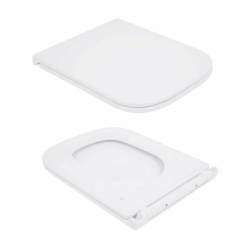 Унітаз підлоговий Qtap Tern Ultra Quiet безобідковий з сидінням Soft-Close QT17222175AUQ1W White