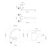 Набор смесителей Lidz Tani (001F1+0052+007F)