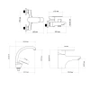 Набор смесителей Lidz Tani (001F1+0061+008F)