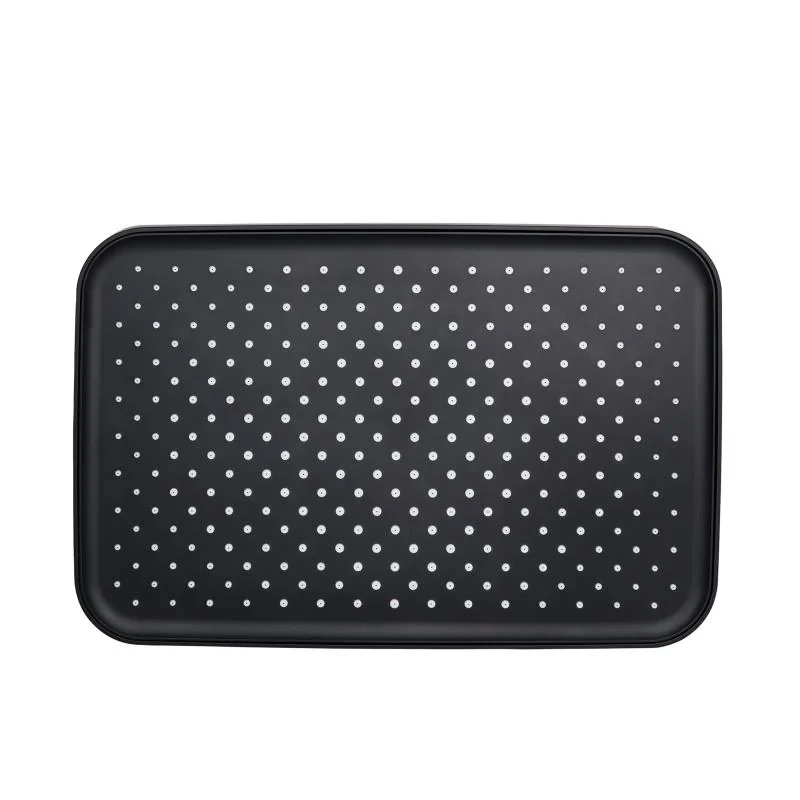Лійка для верхнього душу Qtap Hlavova 330х220 мм прямокутна QTHLA107BLM45945 Black Matt