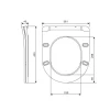 Сидіння для унітаза Qtap (Swan Ultra, Jay Ultra) з мікроліфтом Slim QT99SC6106W