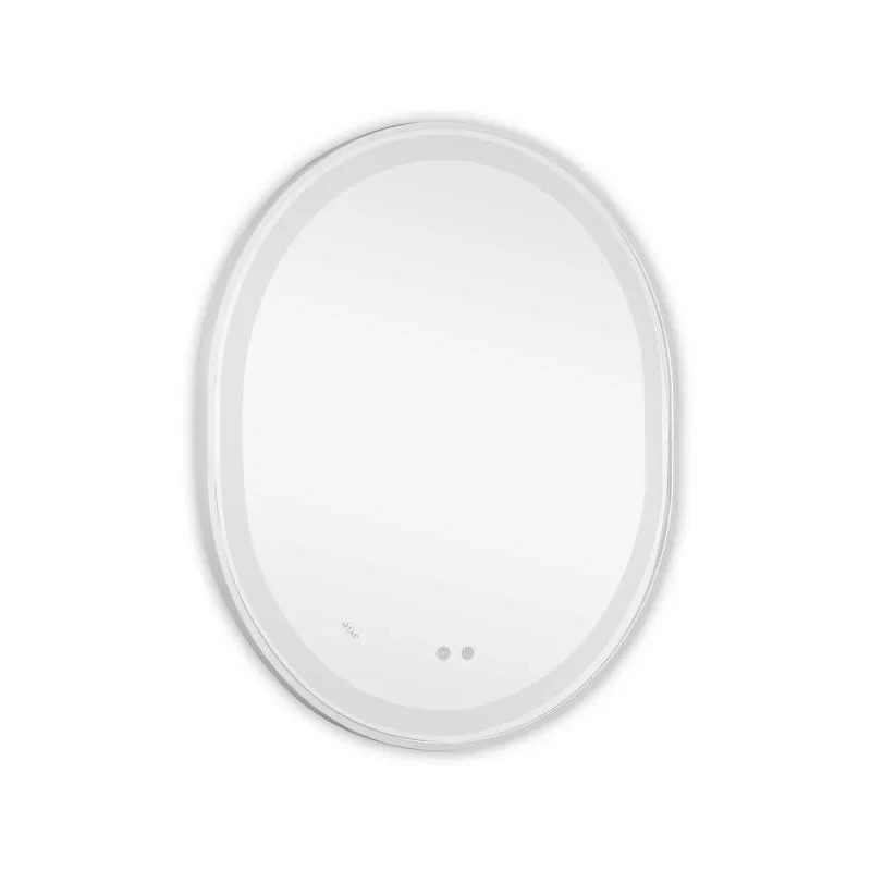 Дзеркало Qtap Gemini 800х700 з LED-підсвічуванням Touch, з антизапотіванням, з димером, рег. темп. кольору (3000-6500K) Reverse QT2578R8071W