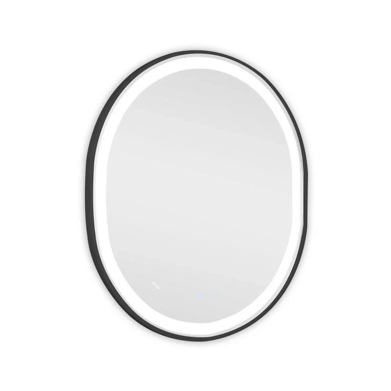 Дзеркало Qtap Gemini 800х700 з LED-підсвічуванням Touch, з антизапотіванням, з димером, рег. темп. кольору (3000-6500K) Reverse QT2578R8072B