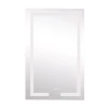 Дзеркало Lidz Kubis 500х800 з LED-підсвічуванням Touch, з антизапотіванням, з димером, рег. яскравості LD78LF9365080