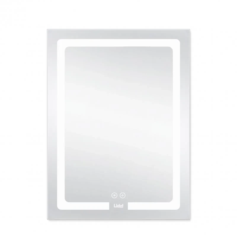 Дзеркало Lidz Kubis 600х800 з LED-підсвічуванням Touch, з антизапотіванням, з димером, рег. яскравості LD78LF9376080