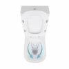 Унітаз-компакт Qtap Presto Quadro безободковий з сидінням Soft-close QT24221215AW