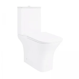 Унітаз-компакт Qtap Presto Quadro безободковий з сидінням Soft-close QT24221215AW