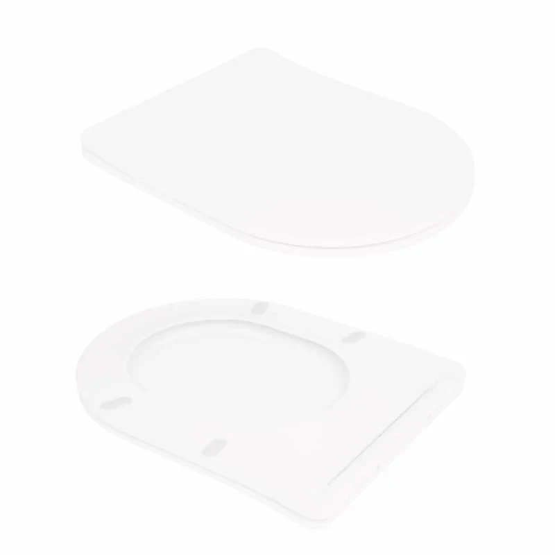 Унітаз підлоговий Qtap Virgo Ultra Quiet безобідковий з сидінням Soft-close WHITE QT18226092AW