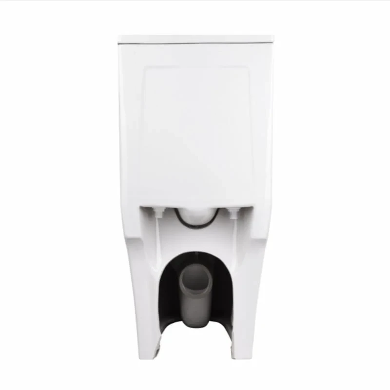 Унітаз-моноблок підлоговий Qtap Swan Ultra Quiet безобідковий з сидінням Soft-close WHITE QT16226080AW
