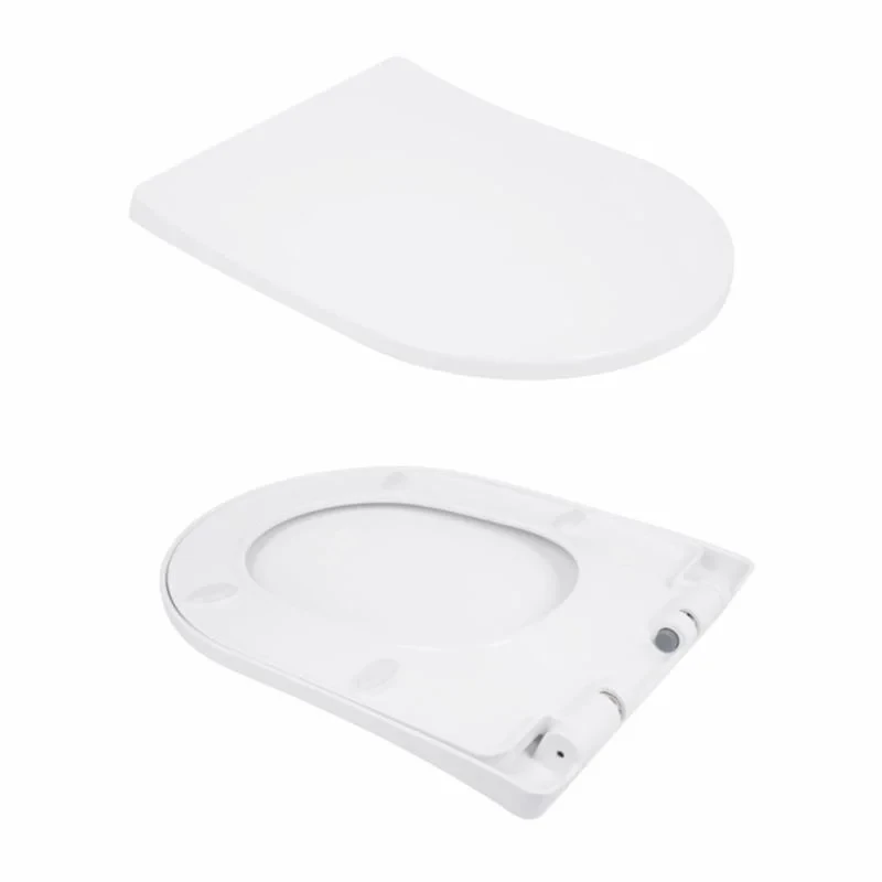 Унітаз-моноблок підлоговий Qtap Swan Ultra Quiet безобідковий з сидінням Soft-close WHITE QT16226080AW