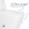Унітаз підлоговий Qtap Tern безбачковий Ultra Quiet безобідковий безобідковий з сидінням Soft-close WHITE QT17223303AW