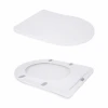 Унітаз підлоговий Qtap Vlasta Ultra Quiet безобідковий з сидінням Soft-close WHITE QT28228300W