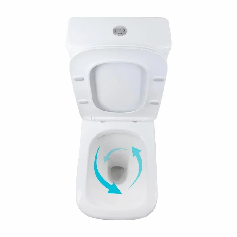 Унітаз підлоговий Qtap Stenava Rimless безобідковий з сидінням Soft-close WHITE QT27228303W