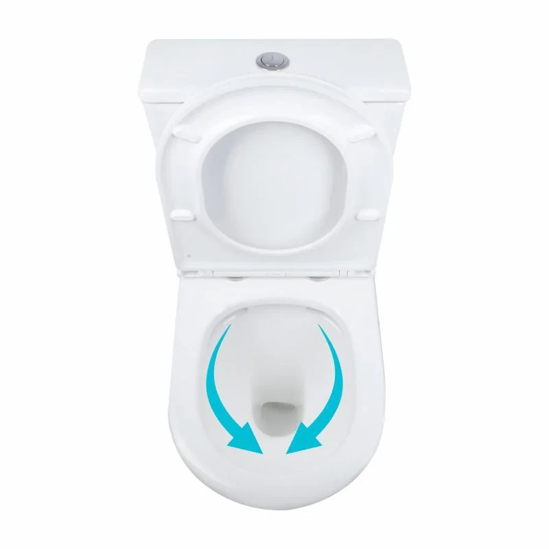Унітаз підлоговий Qtap Dove Rimless безобідковий з сидінням Soft-close WHITE QT06228380BW