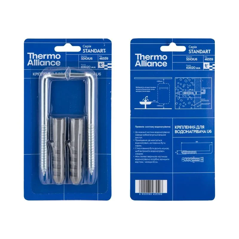 Thermo Alliance Кріплення для водонагрівача U6 10х120 мм SD101U6