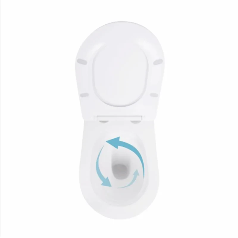 Унітаз підвісний Qtap Robin Ultra Quiet безобідковий з сідінням Soft-close 520x365x365 мм WHITE