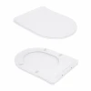 Унітаз підвісний Qtap Robin Ultra Quiet безобідковий з сідінням Soft-close 520x365x365 мм WHITE